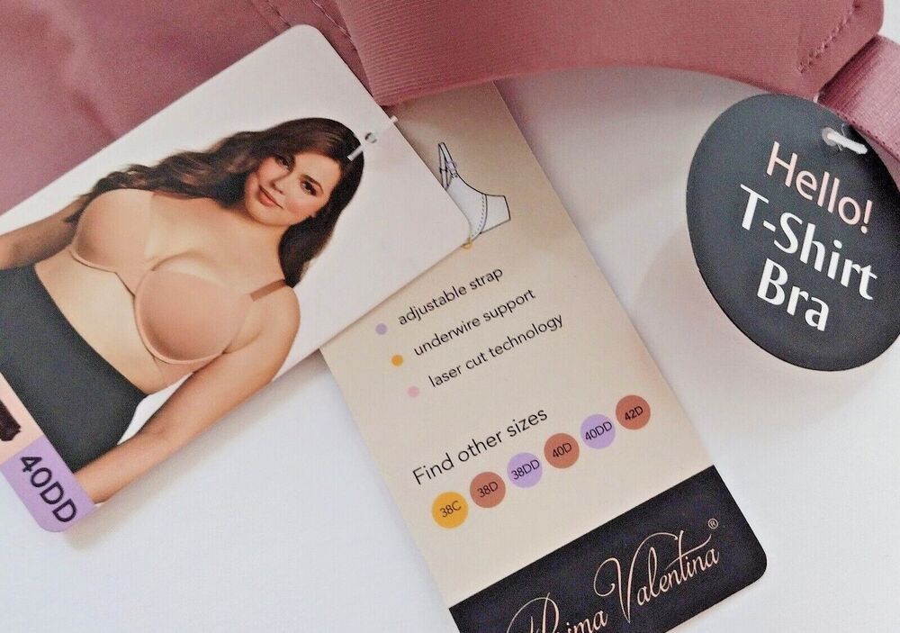 NWT Prima Valentina Underwire T-Shirt Bra 40DD Mauve ($40) - Picture 5 of 8